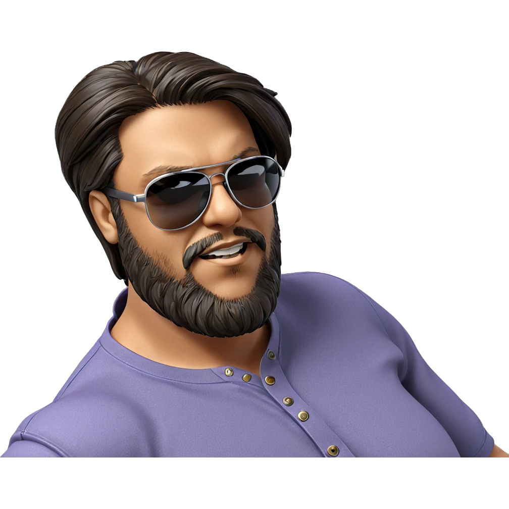 cool dude in sunglasses emoji