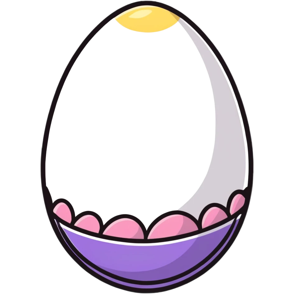 decorated Easter egg emoji