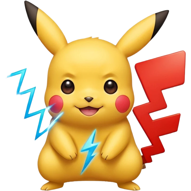 Cute Pikachu emoji