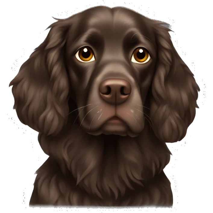 Boykin Spaniel wearing hoodie  emoji