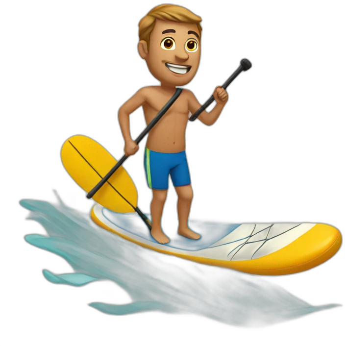 Man on sup emoji