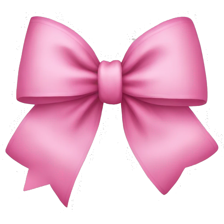 pink bow emoji