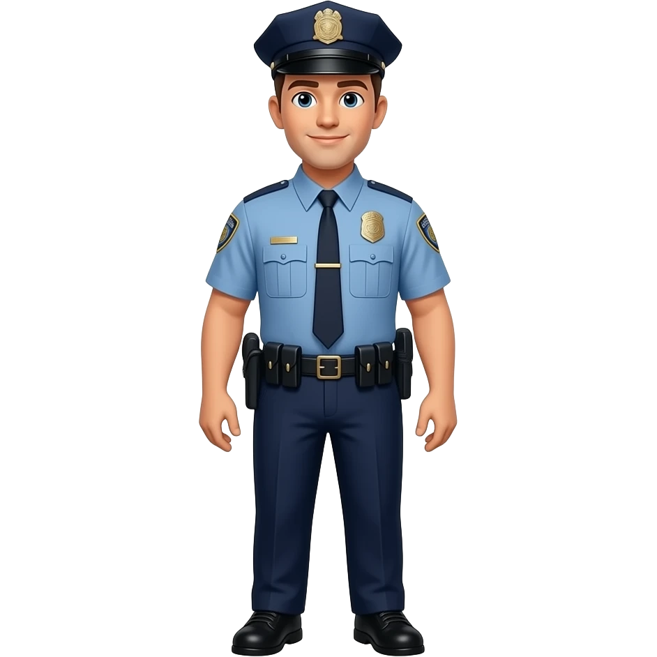 community police full body emoji