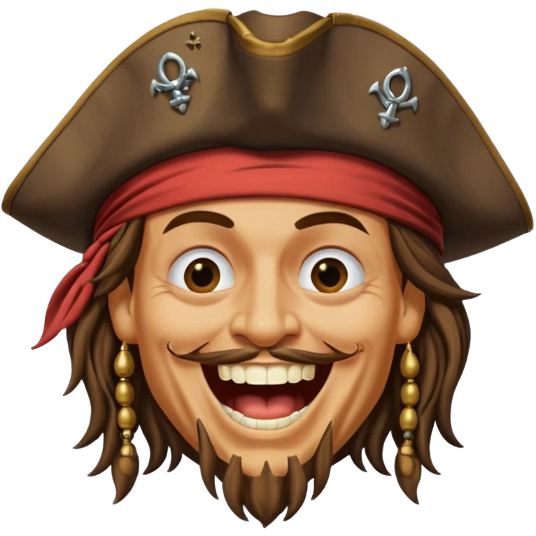 jack sparrow laughing emoji