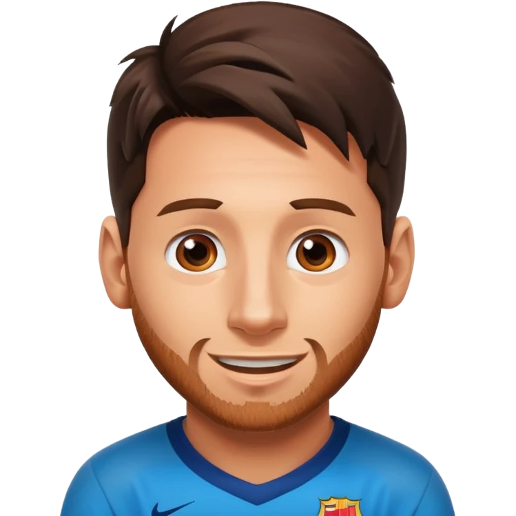Messi face emoji