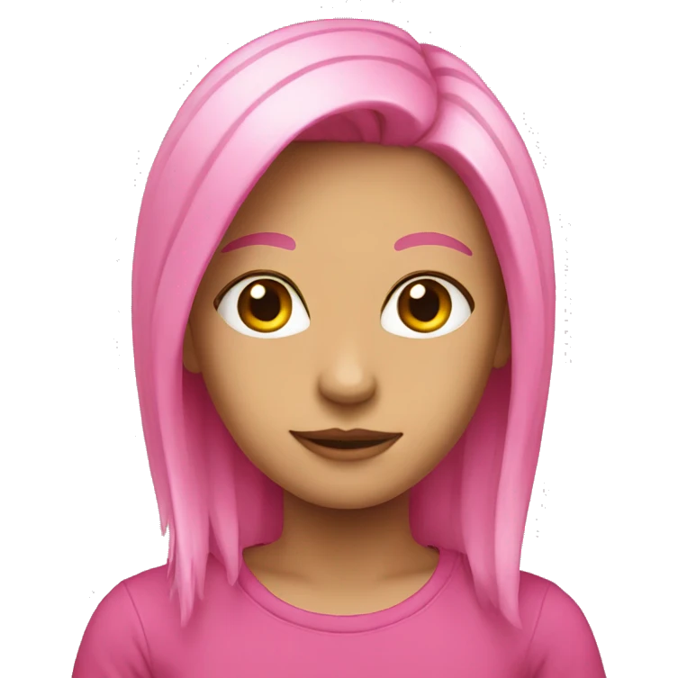 Pink emoji