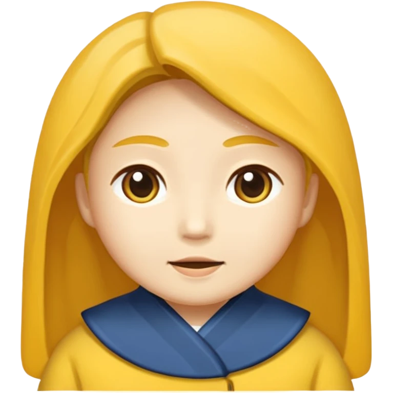 산타 모자를 쓰지 않은 대머리 젊은 산타 얼굴 정면 emoji