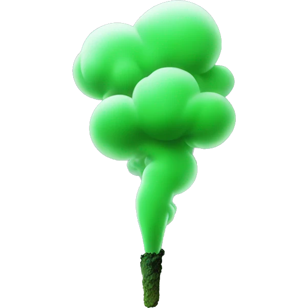green smoke emoji