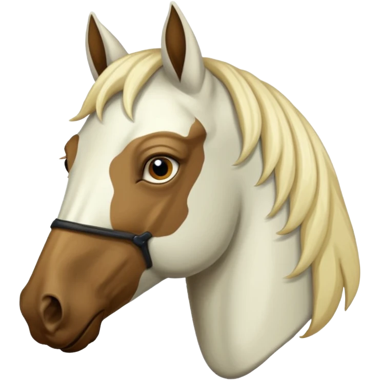 man with a horse head  emoji