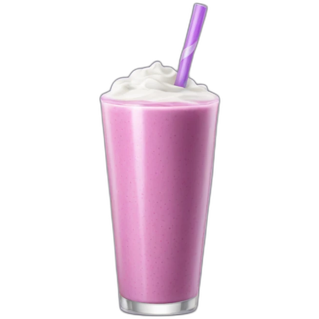 batido de arándanos emoji
