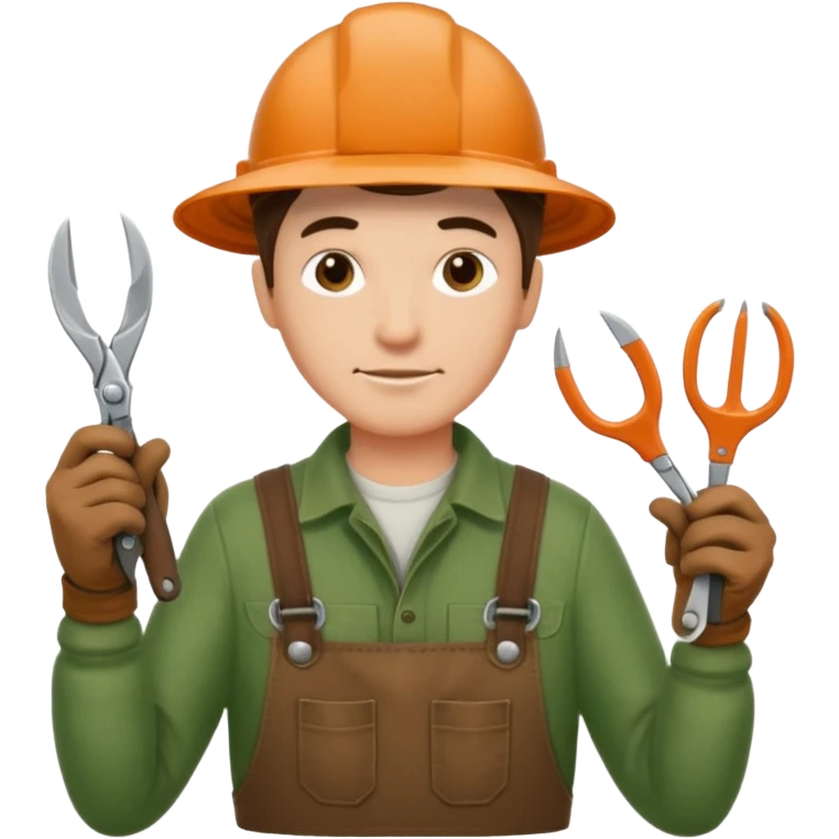GARDENER WITH SESORS emoji