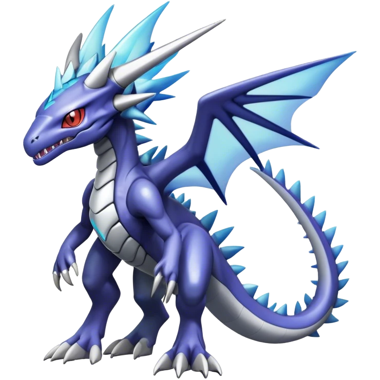  Cool Cute Edgy Shiny Godly Ethereal Digimon-Genesect-Dialga-Reptile full body emoji