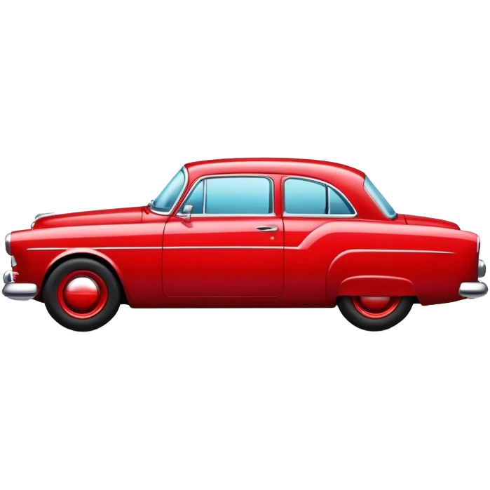 A classic car which looks very safe emoji