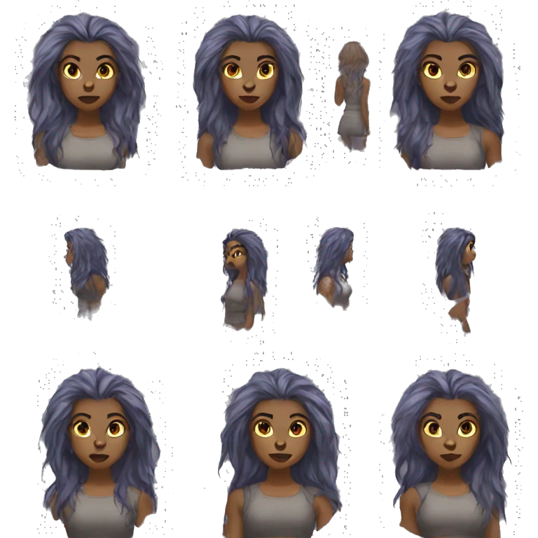 ￼werewolf girl emoji