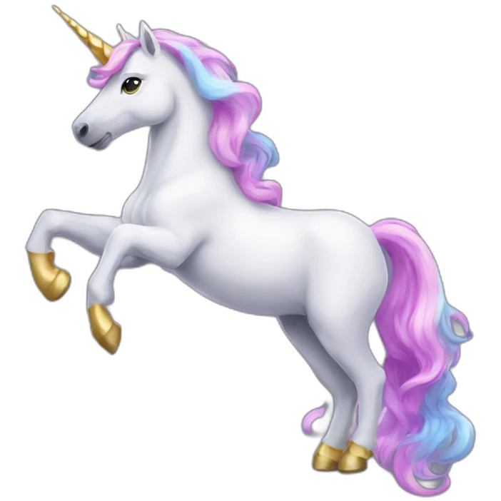 Magic unicorn emoji