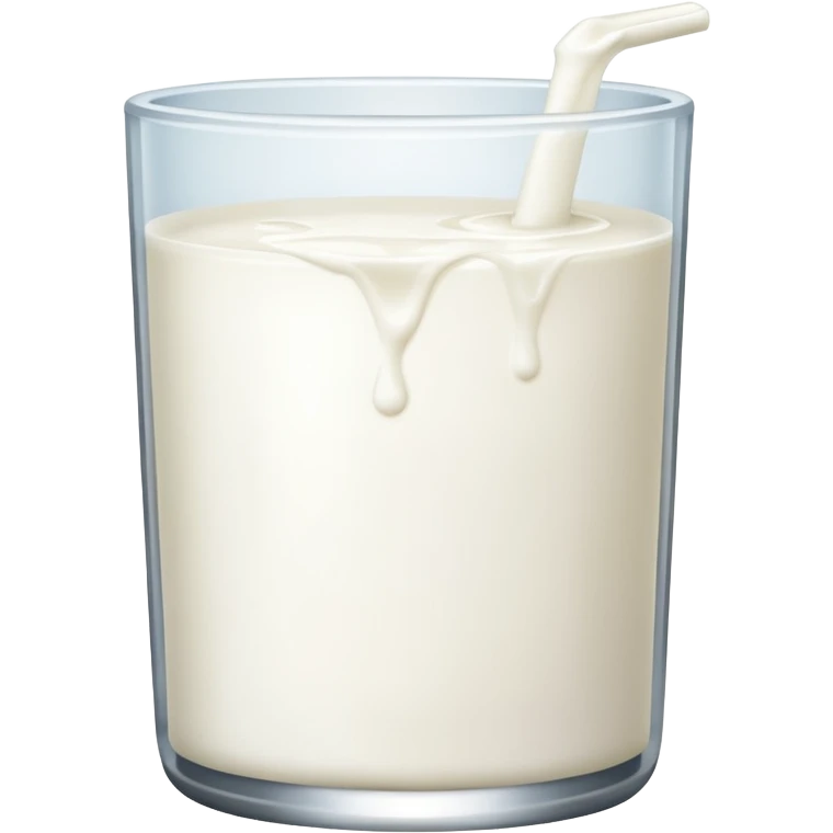 Milk on the screen emoji