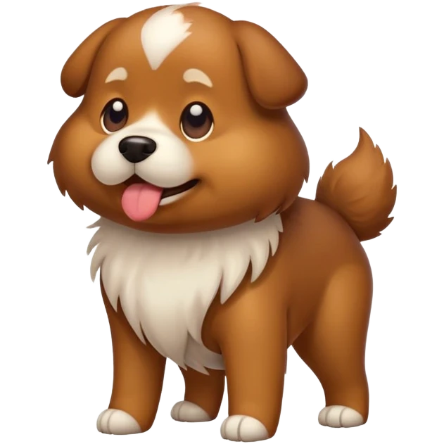 Срущая собака emoji