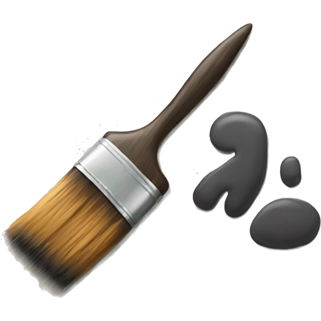 Oil-pain-brush-inscription-BMDST emoji