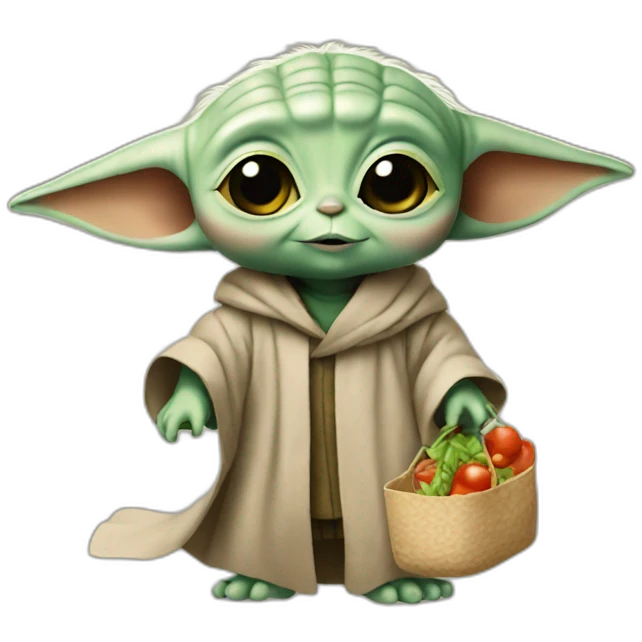 baby yoda shopping emoji