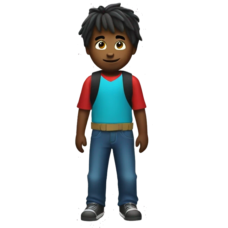 boy playing roblox emoji