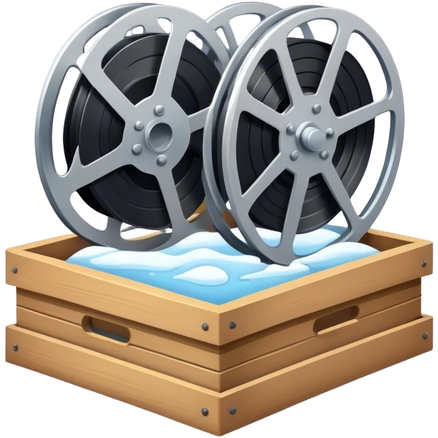 Film reel in COLD Frame emoji