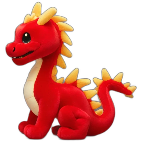 red chinese dragon jellycat baby emoji