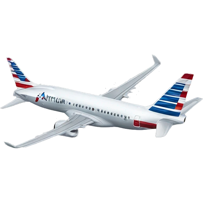 American Airlines plane emoji