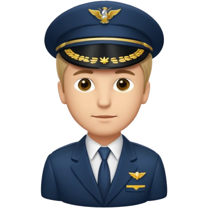 pilot in suit emoji
