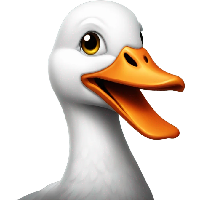 Evil Christmas goose emoji
