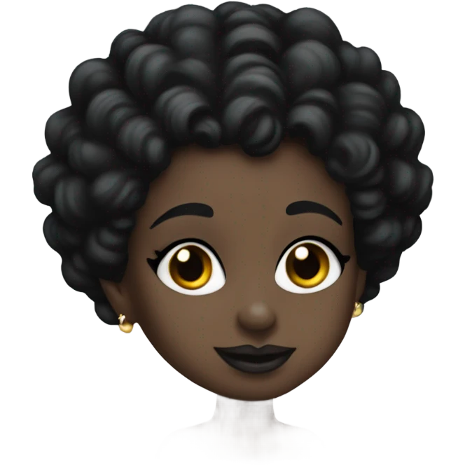 Black Betty boop emoji