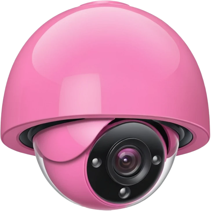 Security Camera pink  emoji