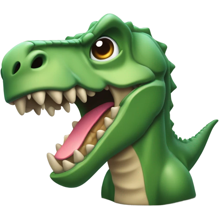 Un dinosaurio cientifico emoji