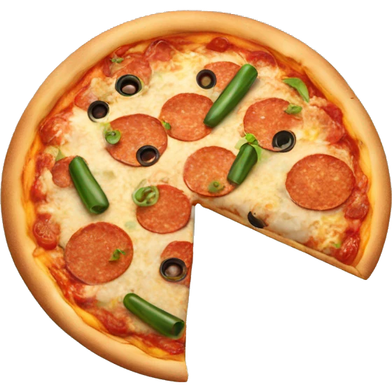 Beach bar pizza emoji