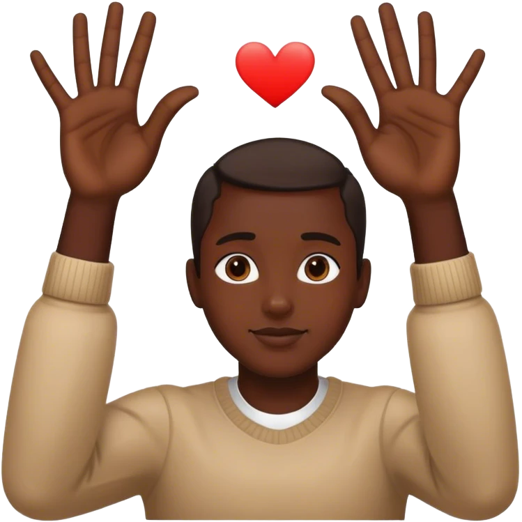 🤟🏽🖐️🖐️👌 emoji