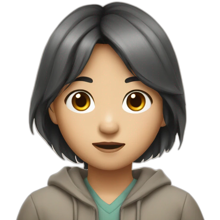 Hot Asian Orphan emoji
