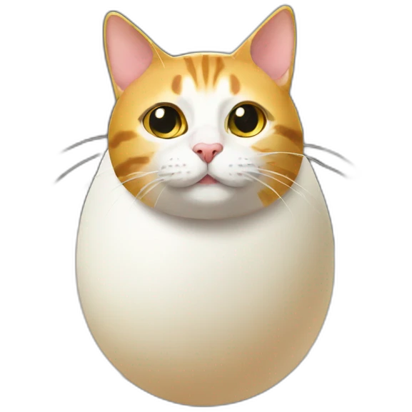 egg cat emoji