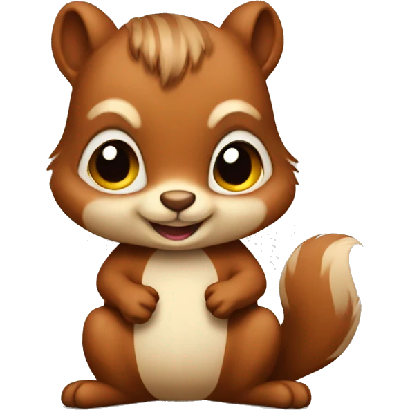 cute squirrle emoji