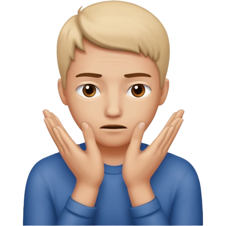 Une personne qui se frotte les mains avec un regard suspect  emoji