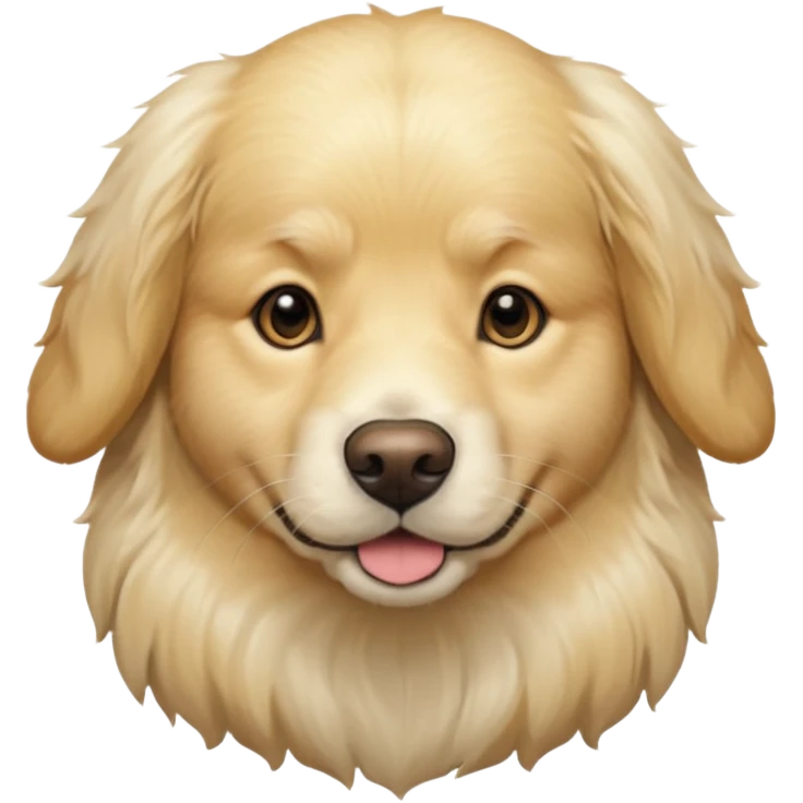 english cream golden retriever emoji