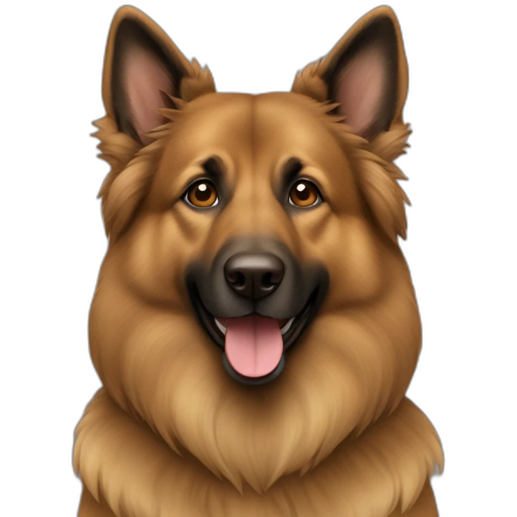 Brown-Belgian-tervuren emoji