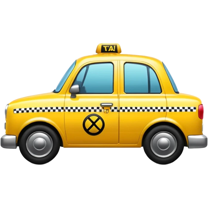 yellow taxi emoji