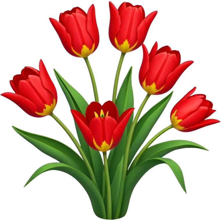 beautiful tulips emoji