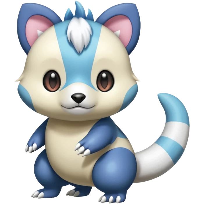Palkia-Oshawott-Furret-fusion emoji