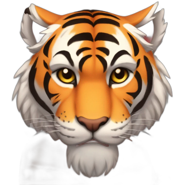 musclar tiger anthro  emoji