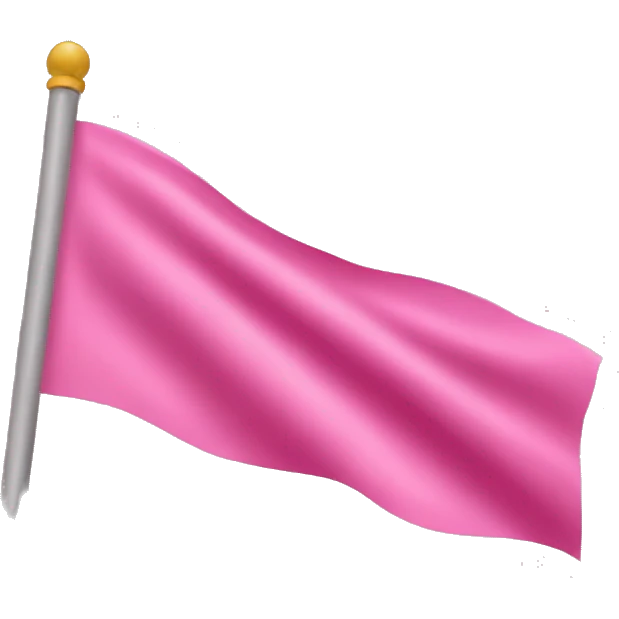 pink flag  emoji