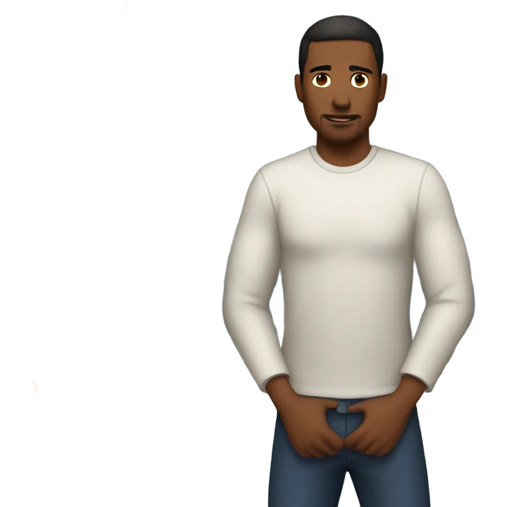 Man’s full body is on fire while standing in the snow  emoji