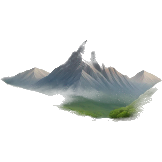Mountain with river emoji