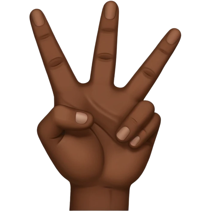 West side gang hand sign emoji