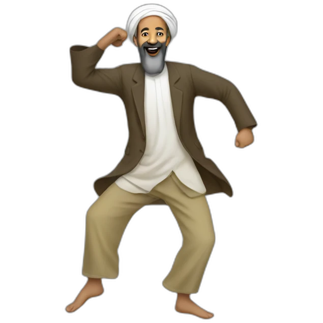 Ben Laden dancing emoji