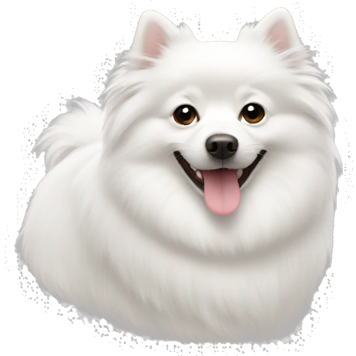 white german spitz emoji